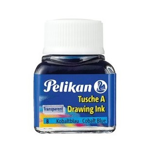 TINTA CHINA PELIKAN 10 ML AZUL COBALTO